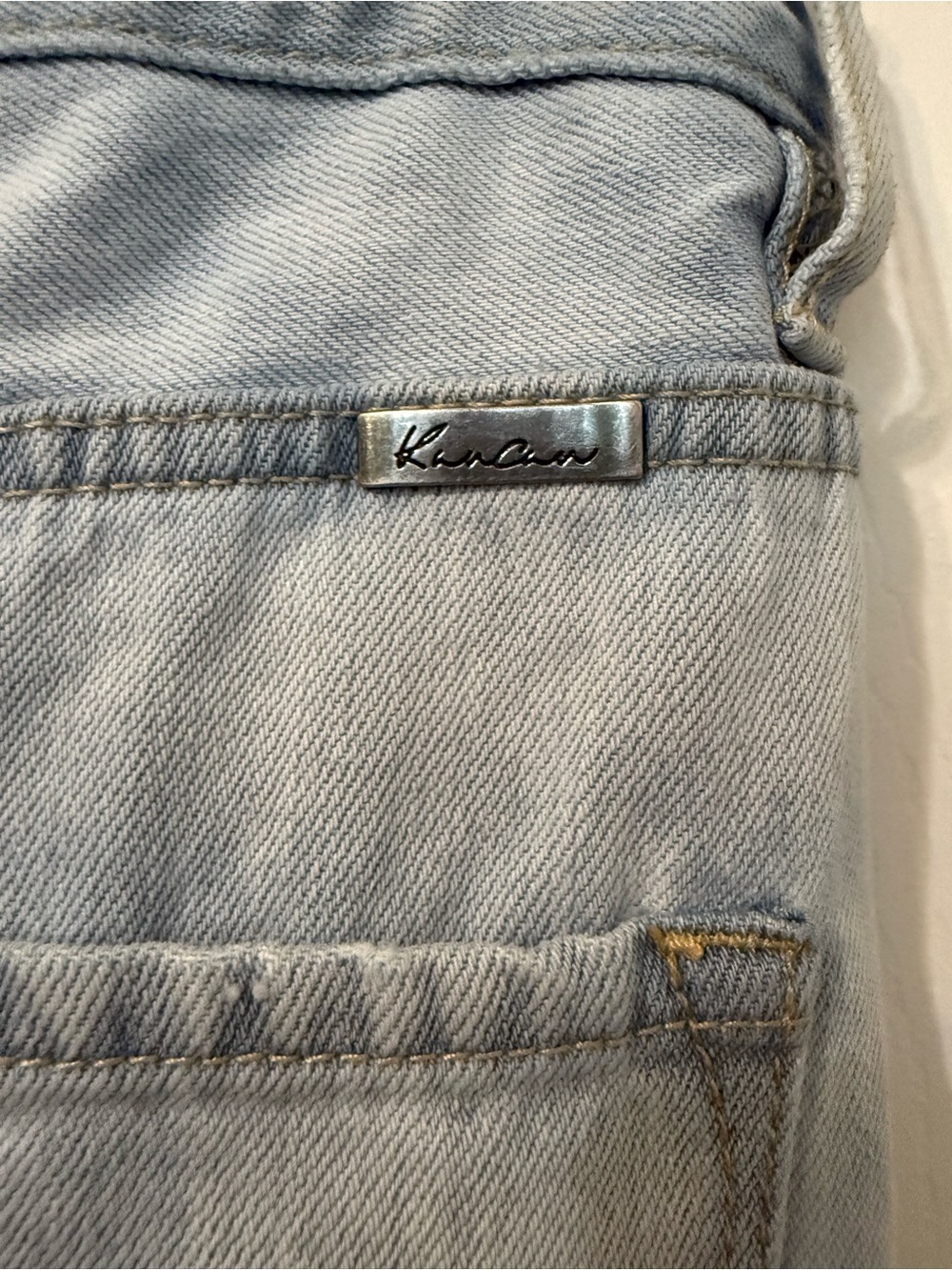KanCan Ultra High Rise Distressed 90s Flare Jeans Size 5/26 - Picture 6 of 7